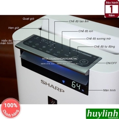 Máy lọc không khí và tạo ẩm Sharp KC-G40EV-W - 28m2
