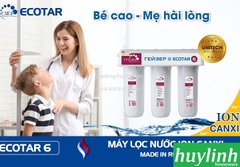 Máy lọc nước Nano Ion Canxi Geyser Ecotar 6 - Công nghệ Unitech - Nhập Khẩu LB Nga Russia