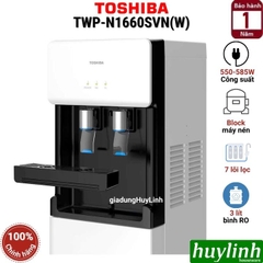 Máy lọc nước RO Toshiba TWP-N1660SVN(W) - UV khử khuẩn - 7 lõi lọc