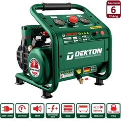 Máy nén khí không dầu mini Dekton DK-2906 PRO - dung tích 6 lít - áp lực 8 bar