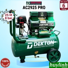 Máy nén khí không dầu Dekton DK-2925 PRO - 25 lít - 1.5hp