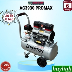 Máy nén khí không dầu 30 lít Dekton DK-AC3930 PROMAX - Bình hợp kim nhôm