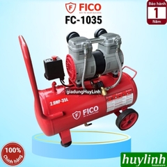 Máy nén khí không dầu Fico FC-1035 - 35 lít - 2hp - 150l/p