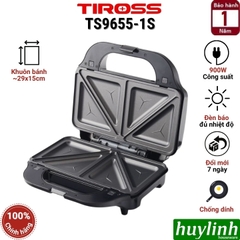Máy nướng bánh sandwich Tiross TS9655-1S - 900W