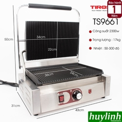 Kẹp nướng điện đa năng Tiross TS9661 - 2300W - Máy nướng bánh mỳ