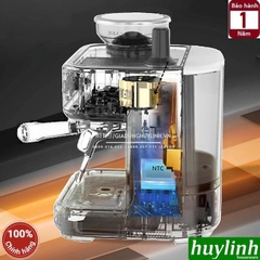 Máy pha cà phê BAA-868 - tích hợp máy xay [150 ly/ngày] - Tặng bộ phụ kiện Barista