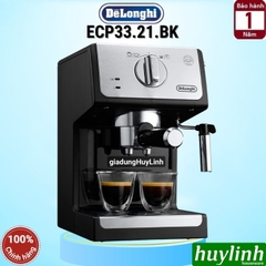 Máy pha cà phê Espresso Delonghi ECP33.21.BK - Hàng chính hãng