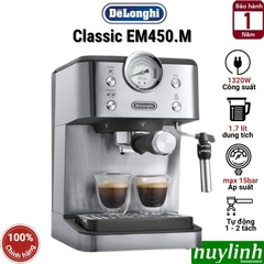 Máy pha cà phê bán tự động Espresso Delonghi Classic EM450