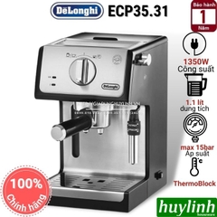 Máy Pha Cà Phê Delonghi ECP35.31 - 1100W - 15 Bar