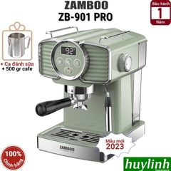 Máy pha cà phê Zamboo ZB-901 PRO - 1350W - Pha 1 - 2 tách tự động - Phong cách Vintage