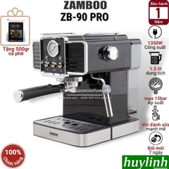 Máy pha cà phê Zamboo ZB-90 Pro - Tặng 500 gram cf [Mẫu mới 2020]