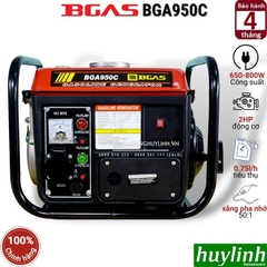 Máy phát điện chạy xăng Bgas BGA950C - 0.8KVA