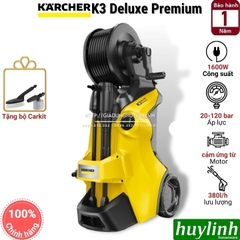 Máy phun xịt rửa xe Karcher K3 Deluxe Premium - 1600W - Tặng bộ Car Kit