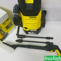 Máy rửa xe cao áp Karcher K2 360 - Tặng kèm dung dịch rửa xe 1 lít