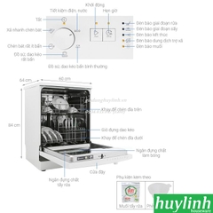 Máy rửa chén Electrolux ESF5206LOW - 13 bộ - 1950W