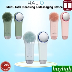 Máy Rửa Mặt Massage Tích Hợp Liệu Pháp Ánh Sáng Và Nhiệt Halio Multi-Task Cleansing & Massaging Device With Red Blue Light Therapy 5 In 1