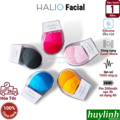 Máy rửa mặt và massage Halio Facial - Tặng mặt nạ Rainbow