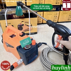 Máy xịt rửa xe chỉnh áp Osaka S500 - 3000W - Model 2024 - Có chống giật - Tặng béc rửa máy lạnh, điều hoà