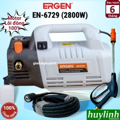 Máy xịt rửa xe Chỉnh Áp Ergen EN-6729 - 2800W - Motor cảm ứng từ lõi đồng