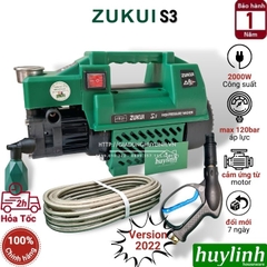 Máy rửa xe mini Zukui S3 - 2000W - Tặng kèm bình phun xà bông