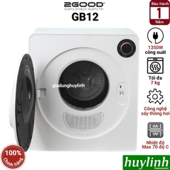 Máy sấy quần áo thông hơi 2Good GB12 - 7 kg