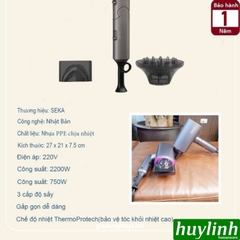 Máy sấy tóc 2 chiều nóng - lạnh Seka SK2008 - 2200W