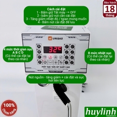 Máy sục trà - sữa áp suất cao 1 vòi Unibar UBS-133 - 2500W - Điều khiển điện tử