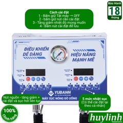 Máy sục trà sữa áp suất cao 2 vòi điện tử Yubann YB-400 - 3000W - nồi hơi 12 lít