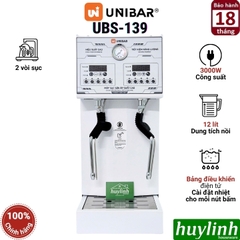 Máy sục trà - sữa áp suất cao 2 vòi Unibar UBS-139 - 3000W - Điều khiển điện tử