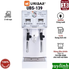 Máy sục trà - sữa áp suất cao 2 vòi Unibar UBS-139 - 3000W - Điều khiển điện tử