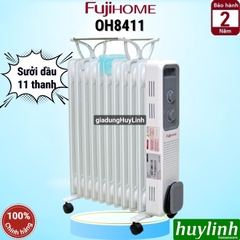 Máy sưởi dầu 11 thanh Fujihome OH8411 - 2200W - 15-25m2