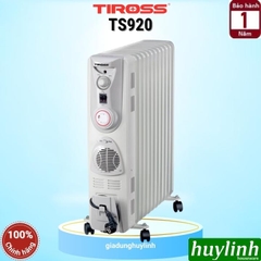 Máy Sưởi Dầu 11 Thanh Tiross TS920 - Có Hẹn Giờ - Tặng Giá Phơi