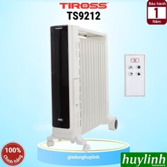 Máy Sưởi Dầu 11 Thanh Tiross TS9212 - Có Hẹn Giờ - Remote Điều Khiển