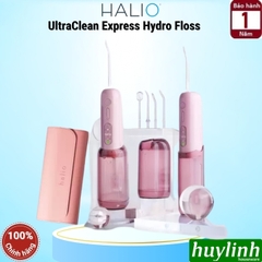 Máy tăm nước 2 bình thay thế Halio UltraClean Express Hydro Floss - Nâng cấp cho răng niềng