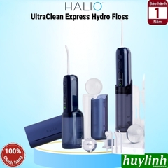 Máy tăm nước 2 bình thay thế Halio UltraClean Express Hydro Floss - Nâng cấp cho răng niềng