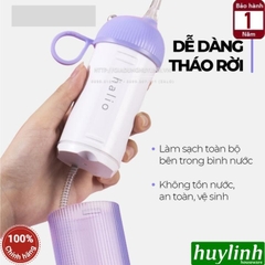 Máy tăm nước cầm tay Halio UltraClean Oral Irrigator - Tặng kem đánh răng + Nước súc miệng