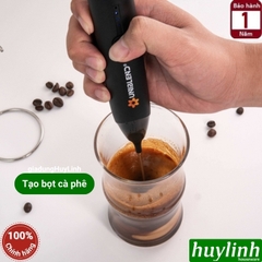 Máy đánh tạo bọt cà phê dùng pin Uniblend DC-203 - 8W - 2 đầu đánh - kèm giá đỡ máy