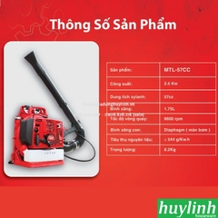 Máy thổi lá Oshima MTL-57CC - 2.5kw