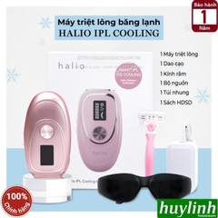 Máy triệt lông cá nhân Halio IPL Cooling Hair Removal Device - Tặng quà ngẫu nhiên