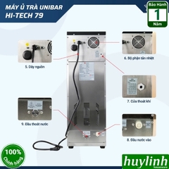 Máy ủ trà chuyên nghiệp tự động Unibar Hi-tech 79