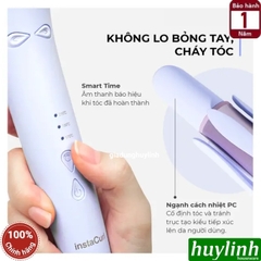 Máy uốn tóc tự xoay ion âm Halio instaCurl Premium Automatic Hair Styler