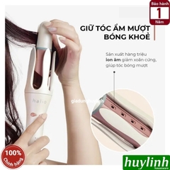 Máy uốn tóc tự xoay ion âm Halio instaCurl Premium Automatic Hair Styler