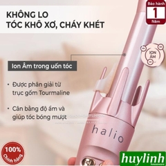 Máy uốn tạo kiểu tóc ion âm Halio Auto Rotating Hair Curler