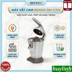 Máy vắt - ép cam Bennix BN-CJ02 - động cơ DC 160W - 2 nón vắt