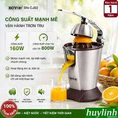 Máy vắt - ép cam Bennix BN-CJ02 - động cơ DC 160W - 2 nón vắt
