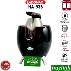 Máy vắt - ép cam Ladomax HA-936 - 2 đầu vắt - 860W