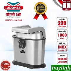 Máy vắt cam 2 đầu ép Ladomax HA-938 - 1060W