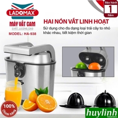 Máy vắt cam 2 đầu ép Ladomax HA-938 - 1060W