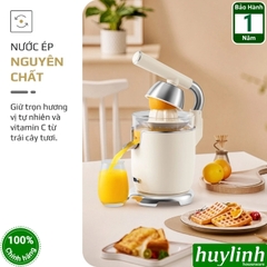 Máy vắt - ép cam Olivo CJ26 - 600W - 2 núm vắt - Có tay cầm trợ lực