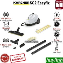 Máy vệ sinh bằng hơi nước Karcher SC2 Easyfix -Made in Đức